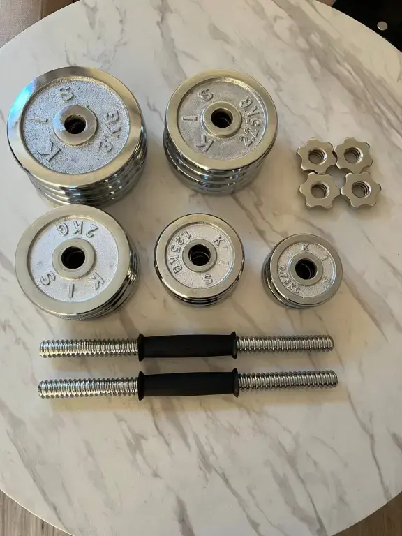 Гантели "KIS" 2x20 кг, идеальное состояние, 2 пары в наличии