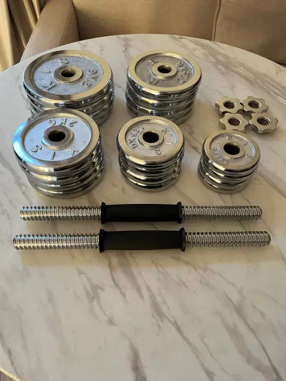 Гантели "KIS" 2x20 кг, идеальное состояние, 2 пары в наличии